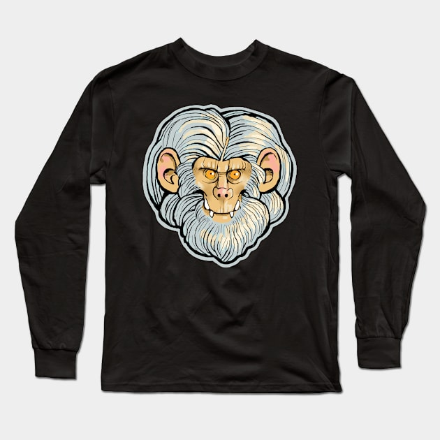 Yeti face Long Sleeve T-Shirt by Cohort shirts